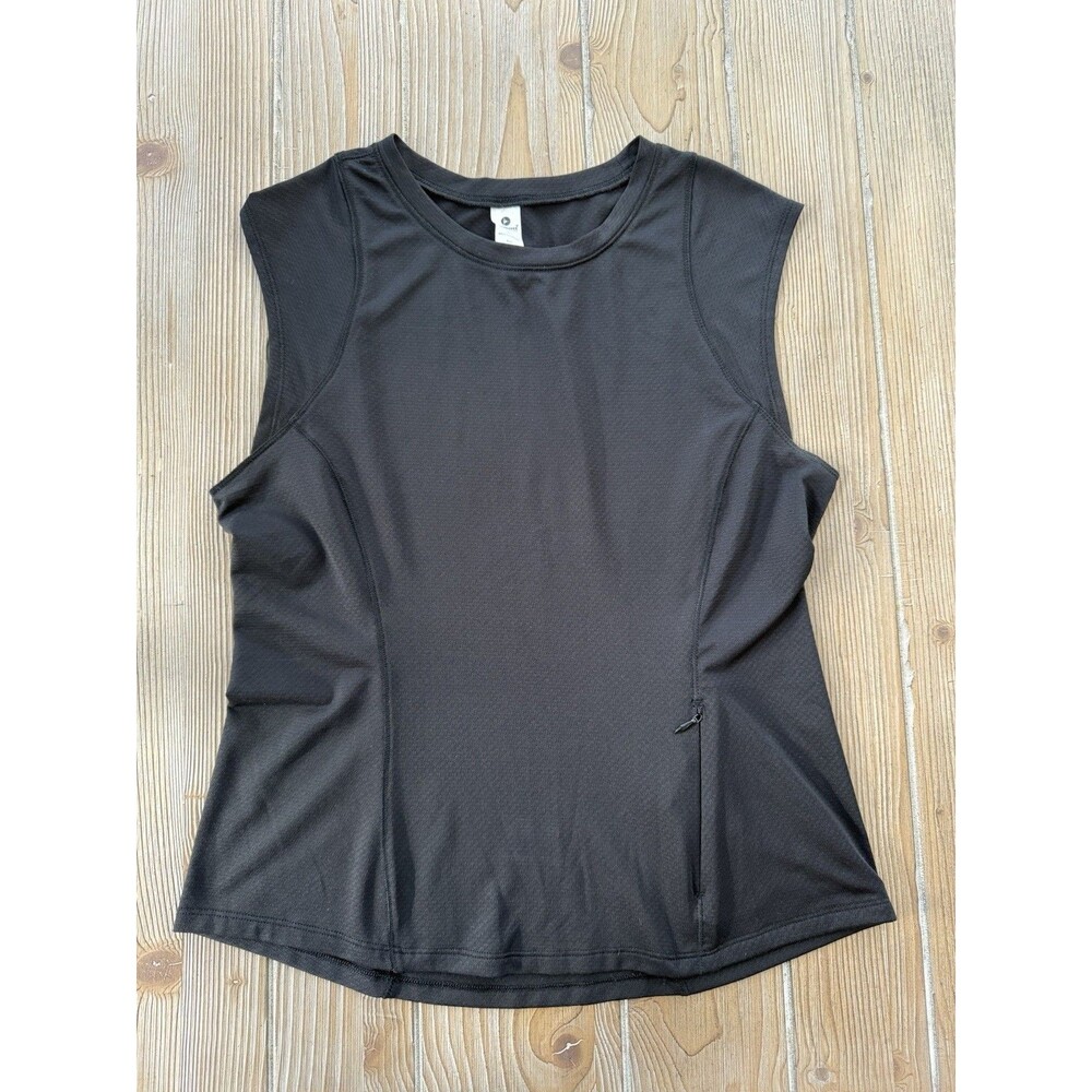 Women’s 90 Degree by Reflex Black Sleeveless Activewear W/Pocket Top - Small